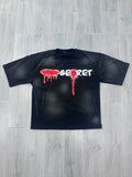 top secret art(5 star) crop shirt
